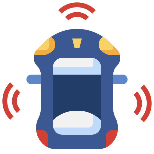 3d sensor intelligence sensor parking sensor icon
