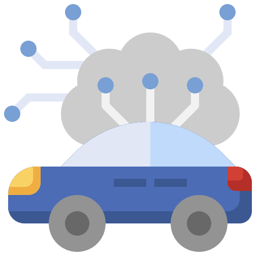 Cloud computing car cloud computing automobile icon Cloud computing car cloud computing automobile icon