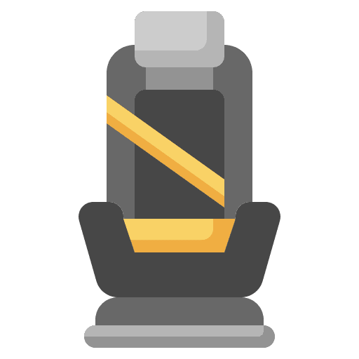 Safety seat security lock safety icon Safety seat security lock safety icon