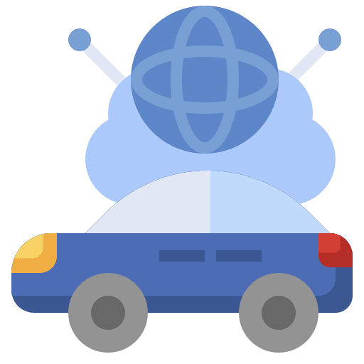 Internet of things electronics digital wifi signal icon Internet of things electronics digital wifi signal icon