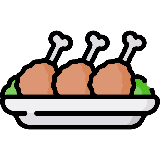 Chicken chicken leg turkey jamaican jerk chicken icon Chicken chicken leg turkey jamaican jerk chicken icon