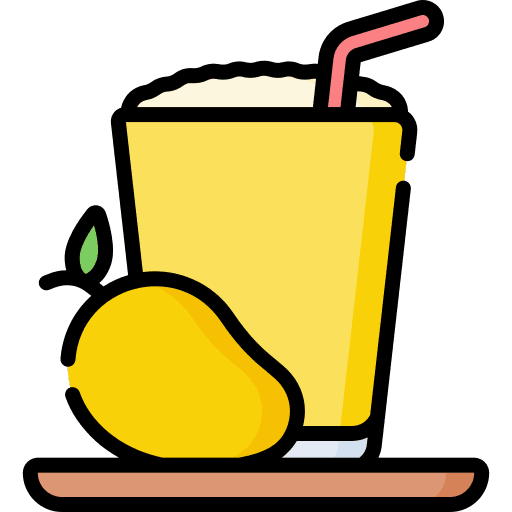 Lassi food and restaurant glass mango icon Lassi food and restaurant glass mango icon