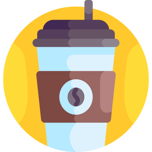 Coffee cup paper cup food and restaurant hot drink icon