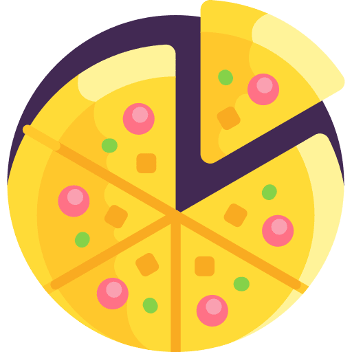 Pizza junk food italian food food and restaurant icon