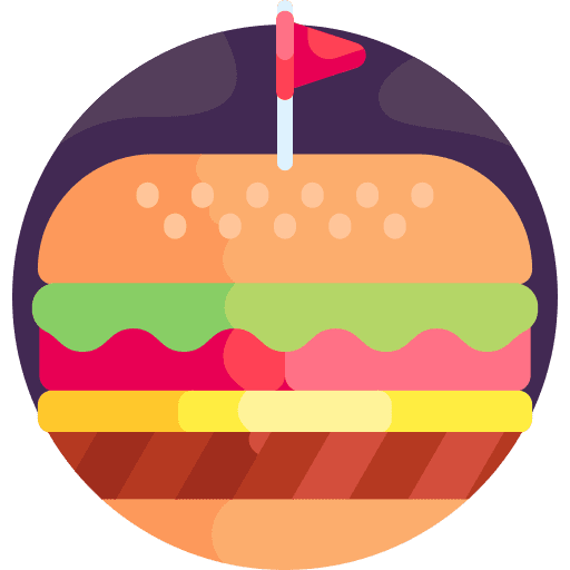 Burger burger food and restaurant fast food icon Burger burger food and restaurant fast food icon