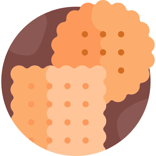 Cracker salty cracker cracker food and restaurant icon Cracker salty cracker cracker food and restaurant icon