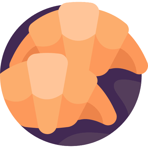Croissant food and restaurant baked croissant icon Croissant food and restaurant baked croissant icon