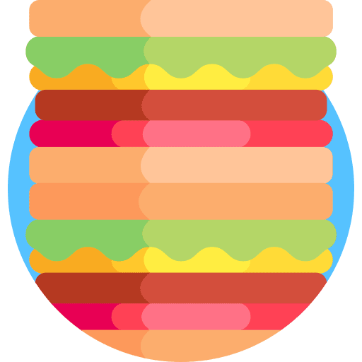 Sandwich meal food and restaurant snack icon Sandwich meal food and restaurant snack icon
