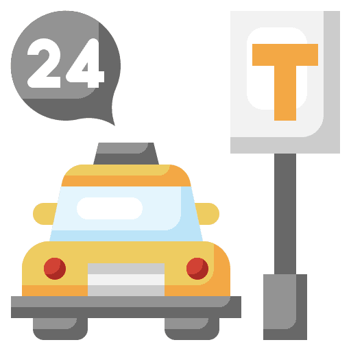 Taxi taxi transportation vehicle icon