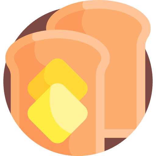 Toast breakfast meal bread icon Toast breakfast meal bread icon