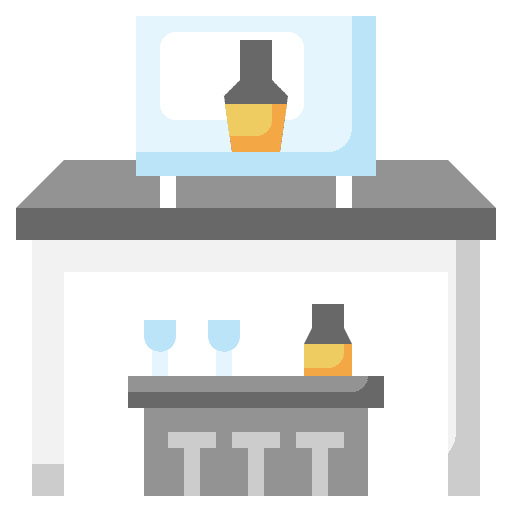 Bar bar bar counter beach bar icon Bar bar bar counter beach bar icon