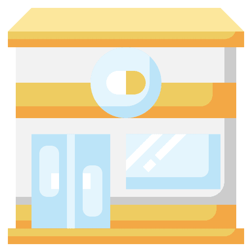Pharmacy capsule drugstore dispensary icon Pharmacy capsule drugstore dispensary icon
