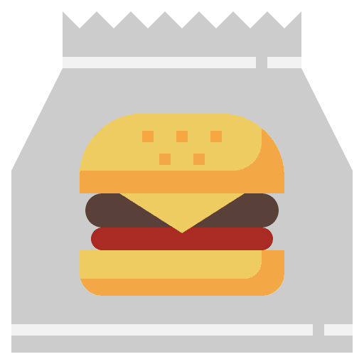 Take away burger take out take away icon Take away burger take out take away icon