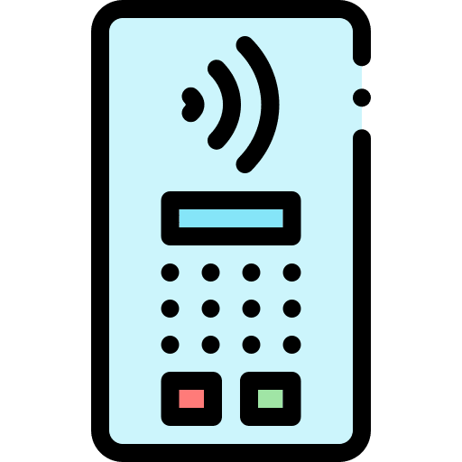 Contactless payment payment terminal business icon Contactless payment payment terminal business icon