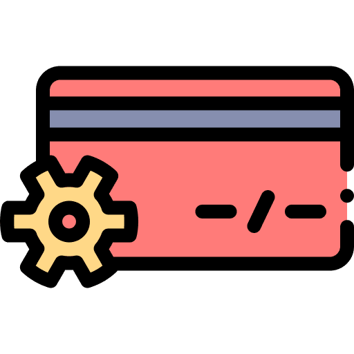 Credit card atm card debit card business and finance icon