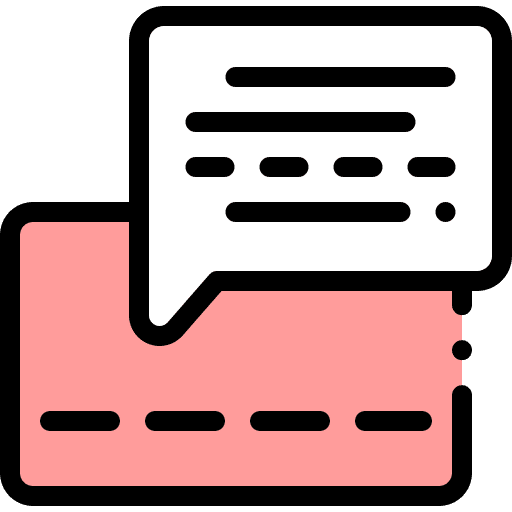 Credit card business and finance bank speech bubble icon