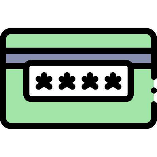 Credit card cvv pay payment method icon Credit card cvv pay payment method icon
