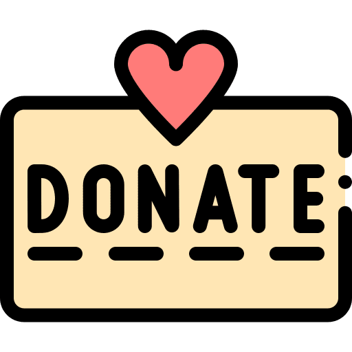 Credit card heart solidarity charity icon Credit card heart solidarity charity icon