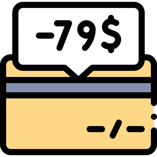 Credit card debt credit card money icon Credit card debt credit card money icon
