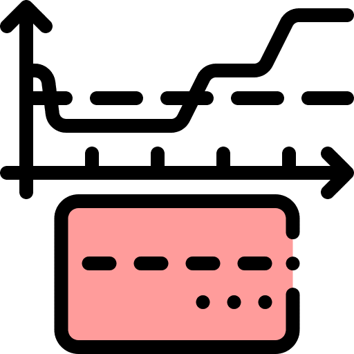 Credit card debit card expenses commerce icon Credit card debit card expenses commerce icon
