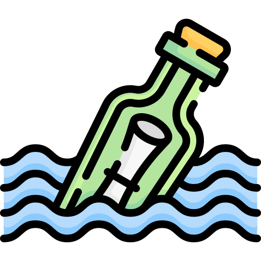 Message in a bottle message in a bottle sea water icon Message in a bottle message in a bottle sea water icon
