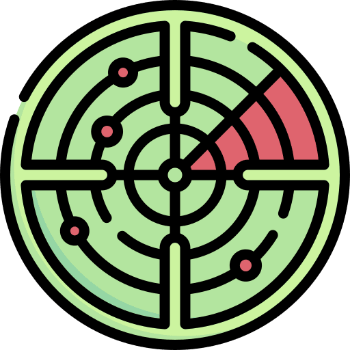 Radar find radar maps and location icon Radar find radar maps and location icon