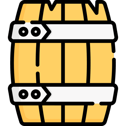 Barrel beer food and restaurant wine icon Barrel beer food and restaurant wine icon