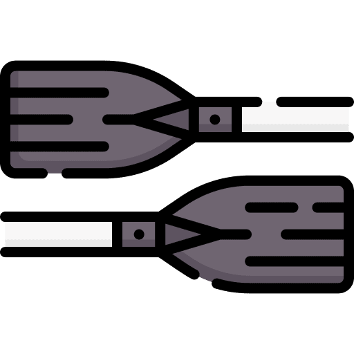 Oars kayak water canoe icon Oars kayak water canoe icon