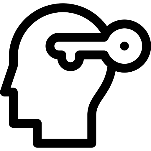 Solution mind user psychology icon Solution mind user psychology icon