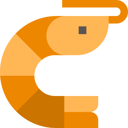 Prawn animal fish shellfish icon