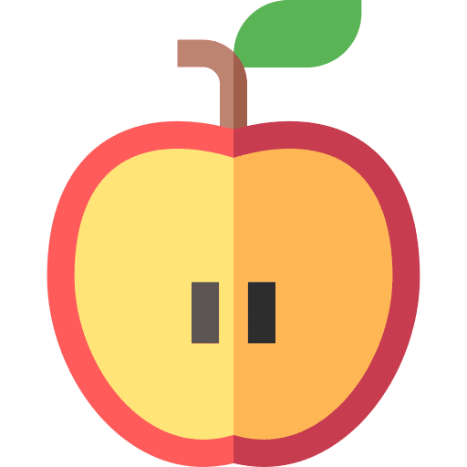 Apple food and restaurant vegetarian apple icon Apple food and restaurant vegetarian apple icon