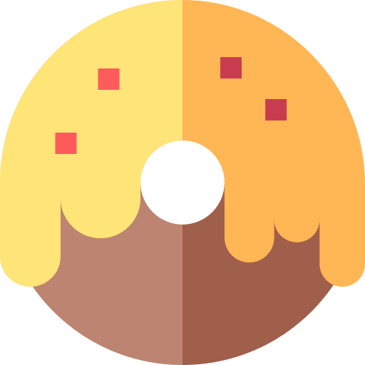 Donut food and restaurant fast food sweet icon Donut food and restaurant fast food sweet icon