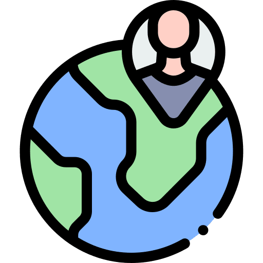Citizenship placeholder world user icon