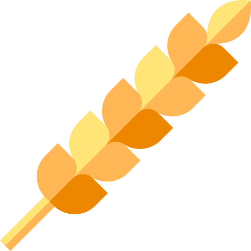Wheat seed farming and gardening fall icon Wheat seed farming and gardening fall icon