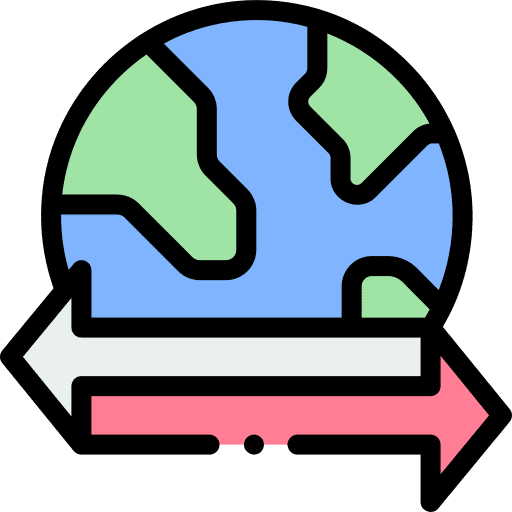 Migration migration travel arrows icon Migration migration travel arrows icon