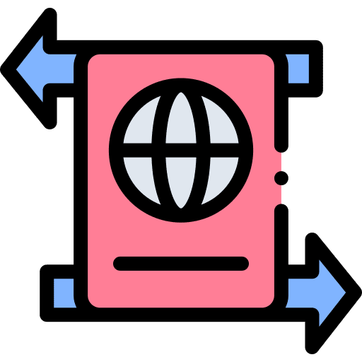 Passport passport travel technology icon Passport passport travel technology icon