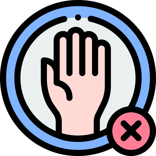 Stop stop sign hold icon Stop stop sign hold icon