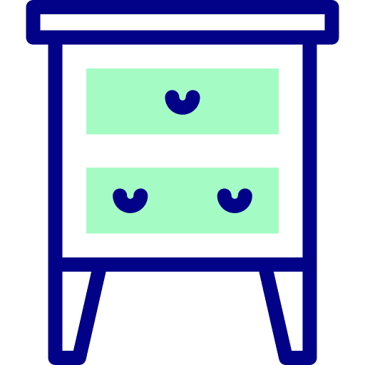 Night stand drawer home decoration night stand icon