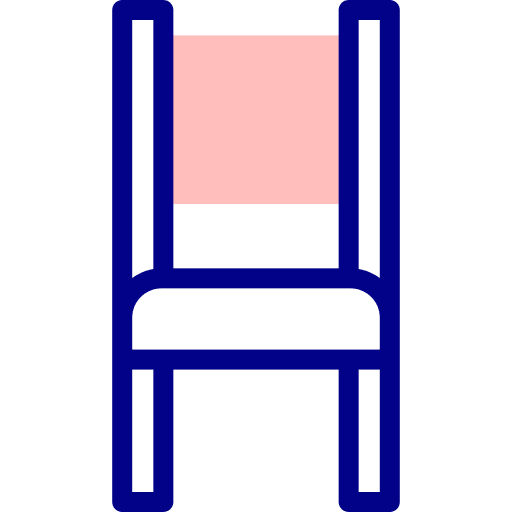 Chair furniture and household house wooden chair icon Chair furniture and household house wooden chair icon