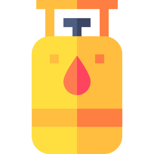 Gas cilinder industry bottle cooking icon