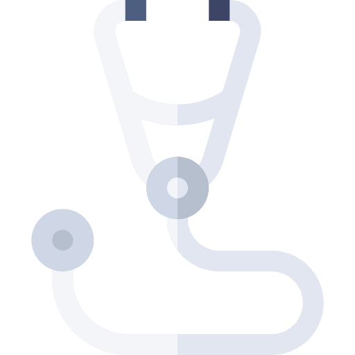 Stethoscope medic health doctor icon