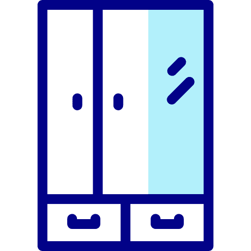 Wardrobe closet cabinet cupboard icon Wardrobe closet cabinet cupboard icon