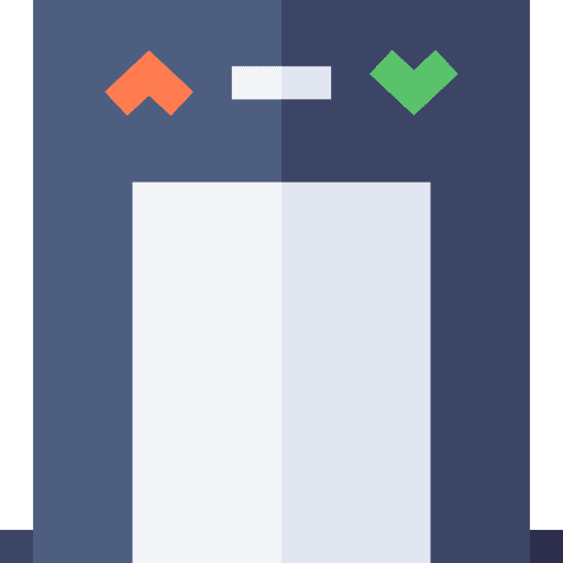 Elevator level travel lift icon Elevator level travel lift icon