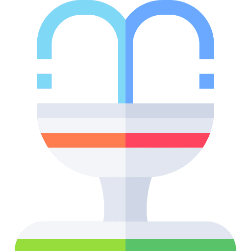 Fountain park urban decoration icon Fountain park urban decoration icon