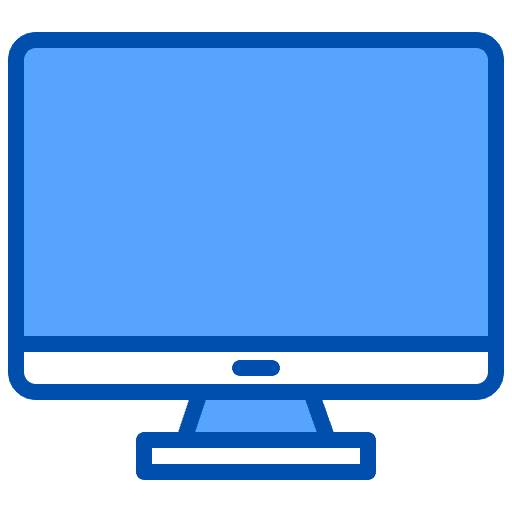 Computer monitor screen desktop icon
