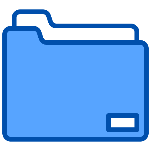 Folder office material interface file storage icon