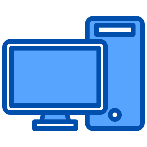 Pc computer screen computer monitor tower pc icon