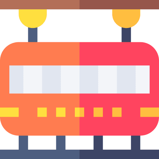 Tram metro train tramcar icon Tram metro train tramcar icon
