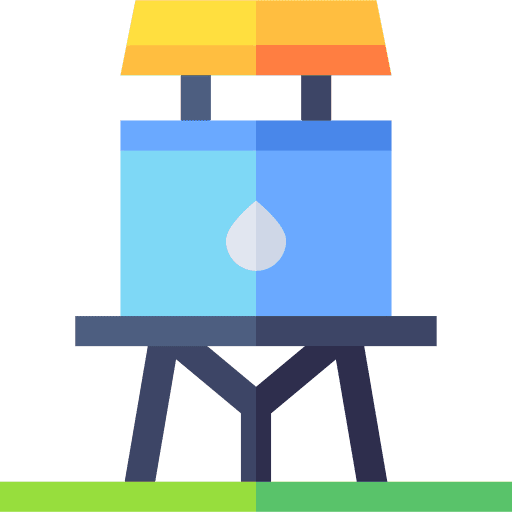 Water tank liquid water tank architecture and city icon Water tank liquid water tank architecture and city icon