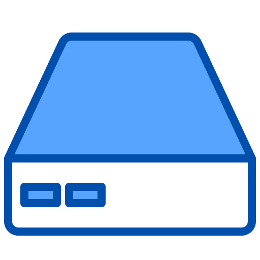 Drive data storage computer hardware icon Drive data storage computer hardware icon
